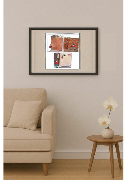 Sona Bahapory 28x28cm Orijinal Karikatür Tablo fiyatları