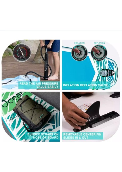 Ocean Şişme Sup Board/stand Up Paddle Board 350X85X15 cm modelleri