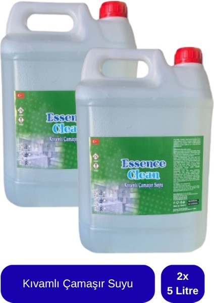 Kıvamlı Çamaşır Suyu 5 Litre x 2 Adet
