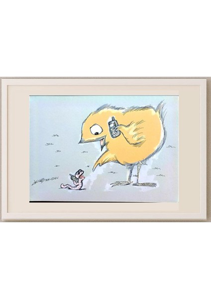 Chenzov Lev 29X21CM Orijinal Karikatür Tablo fırsatları