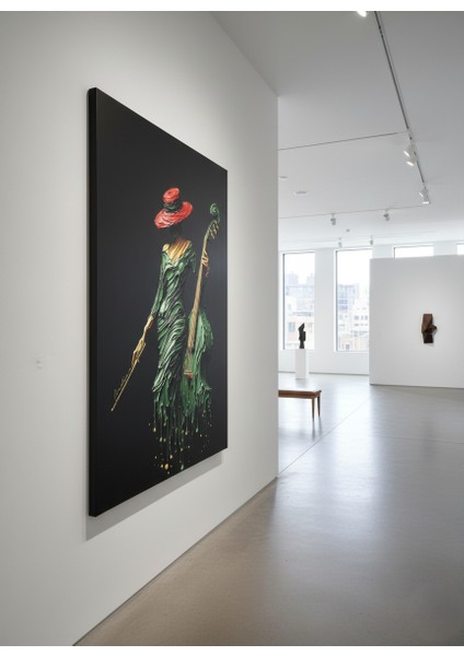 Melodinin Rengi - Modern Sanat Kanvas Tablosu modelleri