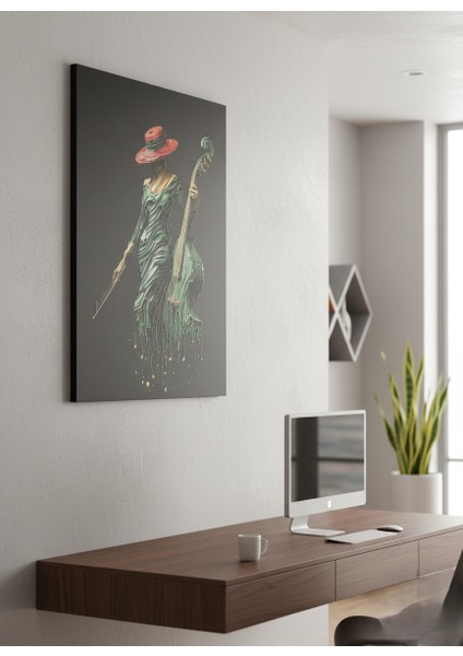 Melodinin Rengi - Modern Sanat Kanvas Tablosu