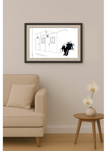 Hrvese Kovacevic 43x30cm Orijinal Karikatür Tablo fiyatları