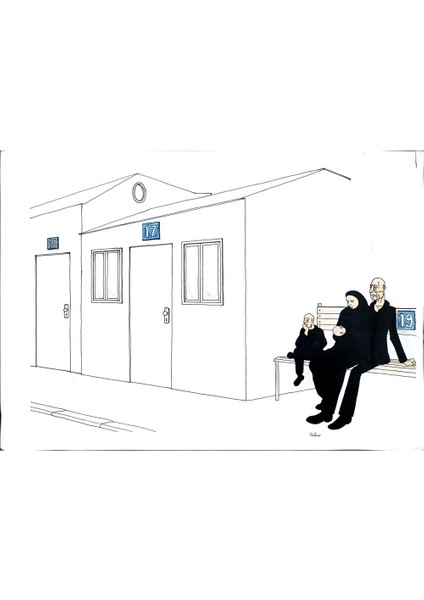 Hrvese Kovacevic 43x30cm Orijinal Karikatür Tablo modelleri