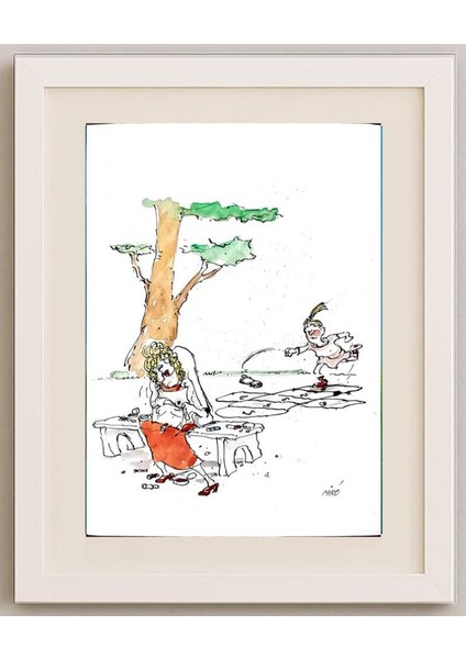 Georgijevski Miroslav 29X21CM Orijinal Karikatür Tablo fırsatları