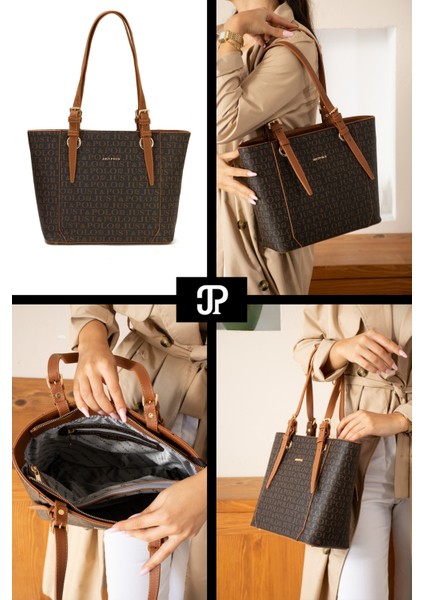 Orijinal Just Polo Collection 4 Bölmeli Lüks Yumuşak Deri Ayarlanabilir Çapraz Askılı Omuz Çantası fiyatları