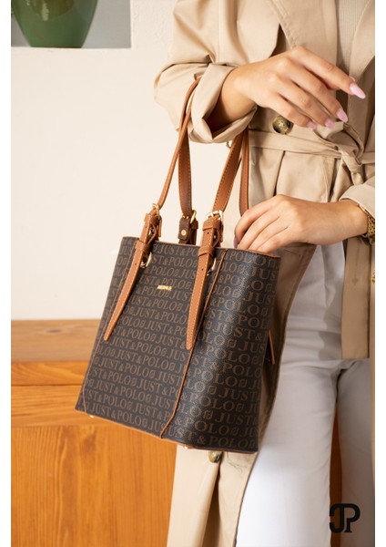 Orijinal Just Polo Collection 4 Bölmeli Lüks Yumuşak Deri Ayarlanabilir Çapraz Askılı Omuz Çantası fırsatları