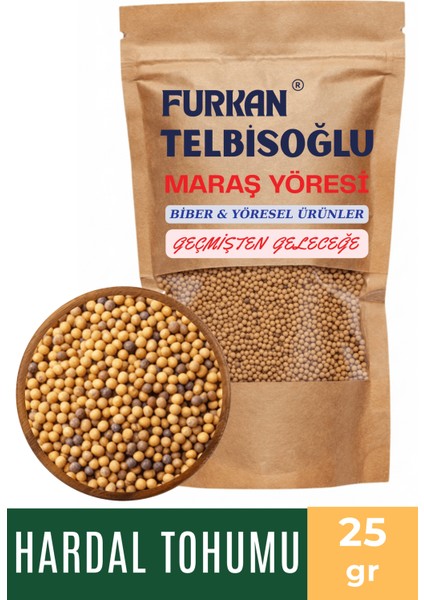 Hardal Tohumu - ( Elenmiş, Katkısız,organik ) 25GR