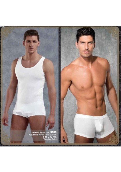 3000 Çeyiz Seti Damat Atlet Külot Takımı