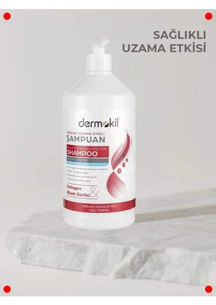 Kolajen Siyah Sarımsaklı Sağlıklı Uzama Şampuanı 1 L modelleri