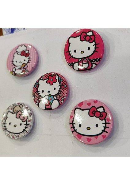 5 Li Rozet Seti Hello Kitty Figürlü AD30061