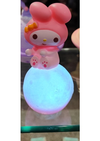 My Melody Karakter Figürlü Küçük Boy Dekoratif Işıklı Pilli Gece Lambası (11CM * 6 cm ) fiyatları