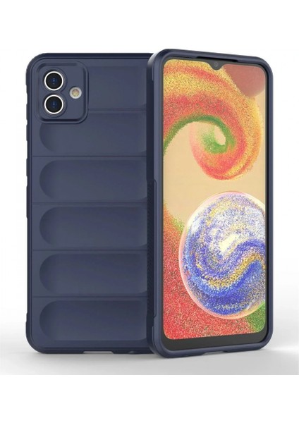 Samsung Galaxy A04E Kılıf Optimum Silikon - Lacivert (K95)