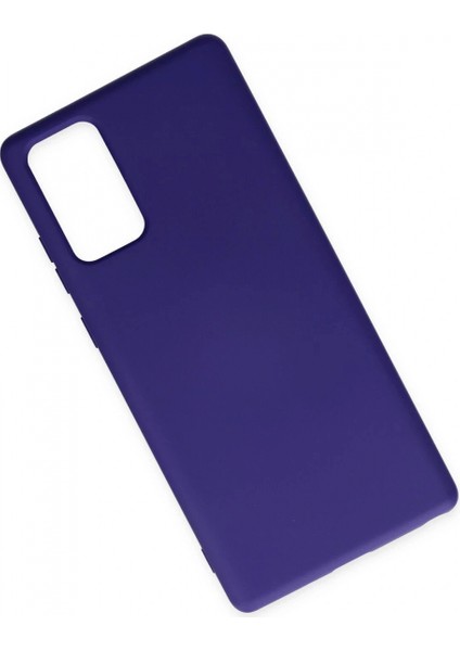 Samsung Galaxy Note 20 Kılıf Nano Içi Kadife Silikon - Mor (K95) modelleri
