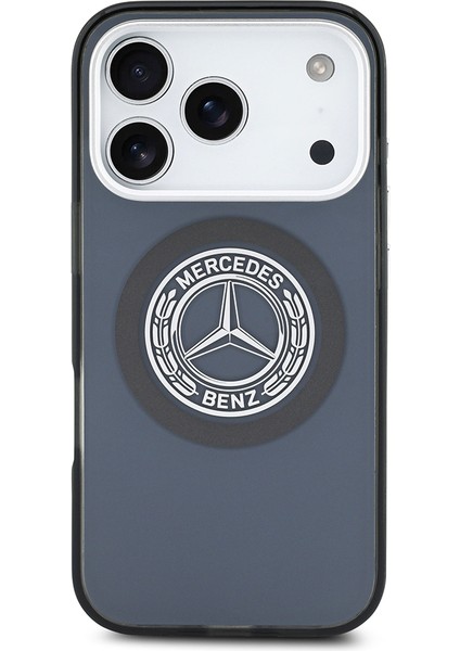iPhone 17 Pro Kılıf Mercedes Benz Lisanslı M-Safeli Çift Katmanlı Pc Nostaljik Yıldız Kapak Füme modelleri