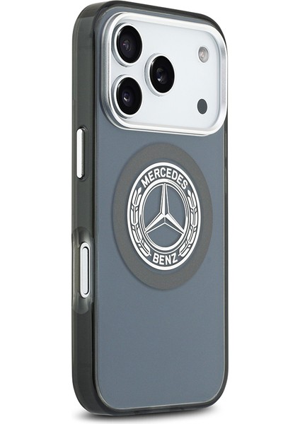 iPhone 17 Pro Kılıf Mercedes Benz Lisanslı M-Safeli Çift Katmanlı Pc Nostaljik Yıldız Kapak Füme fırsatları