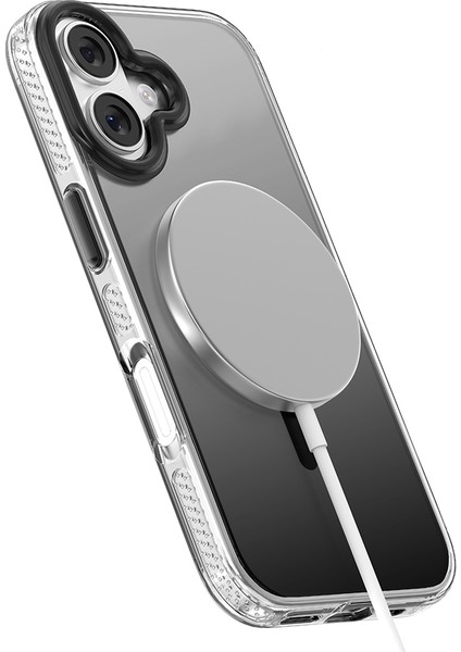 iPhone 17 Uyumlu Kılıf M-Safeli Sararmaya Karşı Dayanıklı Mutural Icesense Serisi Kapak Siyah