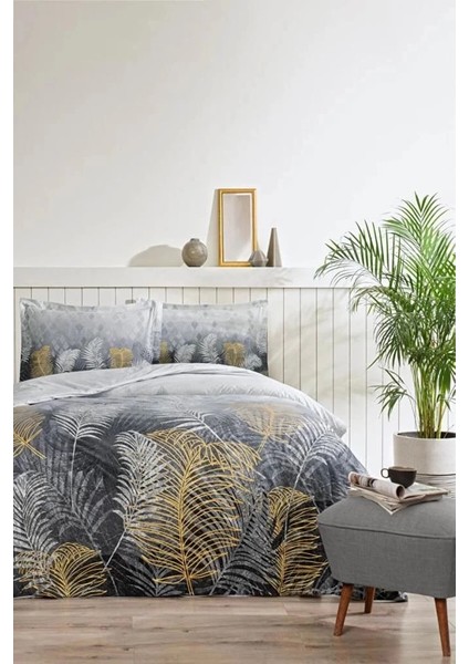 Özdilek Çift Kişilik Ranforce Nevresim Takımı Golden Palm