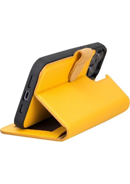 Apple iPhone 13 Pro Max Uyumlu Deri Cüzdanlı Kılıf Mwwn FL12 modelleri