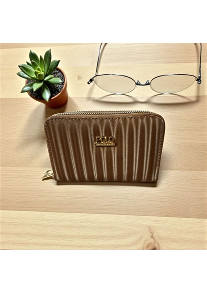 Davıd Polo Çift Fermuarlı Kadın Cüzdan