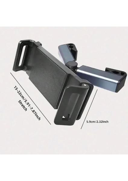 Araç Koltuk Arkası Tablet Tutucu, Telefon Tutucu, Tablet/telefon Tutucu, 360° Ipad Pro 12.9 Mini Air, Galaxy Tab A A7 S7, Switch, Surface, 4,7-12,9 Inch Ile Uyumlu