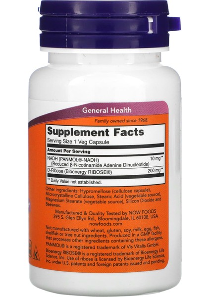 Nadh 10 Mg 60 Vegan Kapsül | Hücresel Enerji & Nörotransmitter Desteği fiyatları