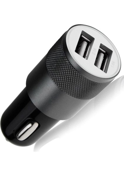 Tüm Araçlara Uyumlu Araba Seyehat Çakmaklık Şarj Cihazı Çift USB Araç Içi Şarz Soketi Cn