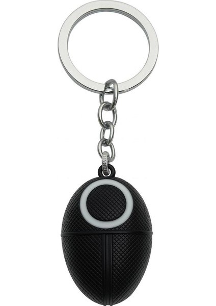 Demir Gövdeli Squid Game Temalı Anahtarlık (Siyah)