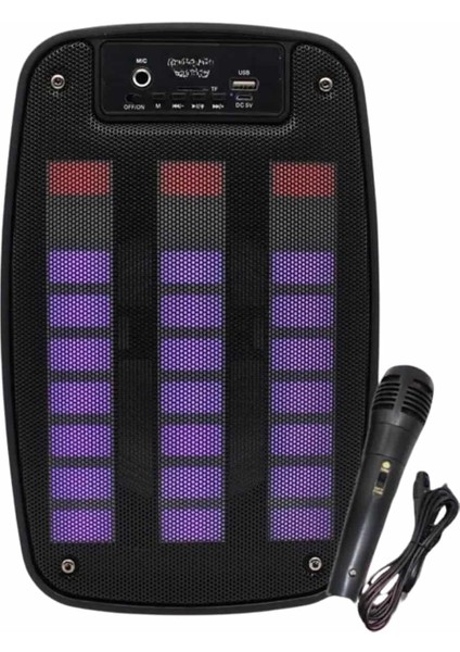 Bluetooth Hoparlör Taşınabilir Şarjlı Işıklı Büyük Boy Yüksek Ses Kalitel - M502K089-R24 fırsatları