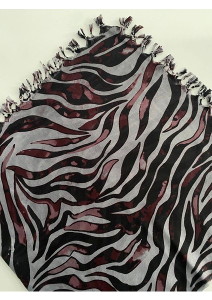 Dumanlı Desen Tülbent Yazma