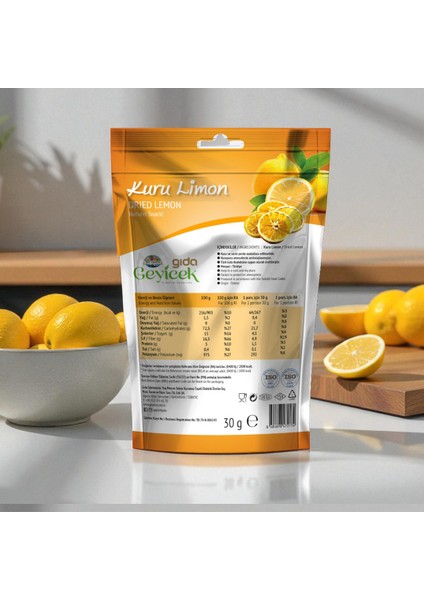 Kurutulmuş Limon 30 gr modelleri