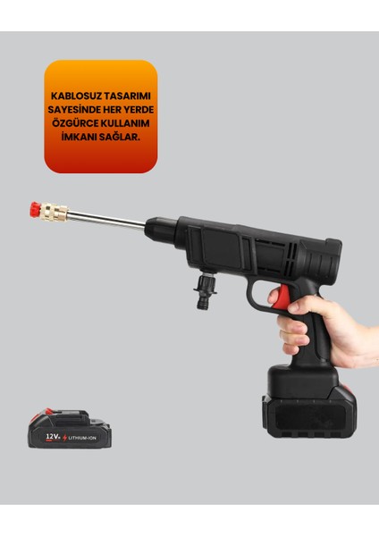 48V Şarjlı Basınçlı Yıkama Cihazı Köpük Hazneli 2025 Orijinal Model - M108K523-R76108 fırsatları