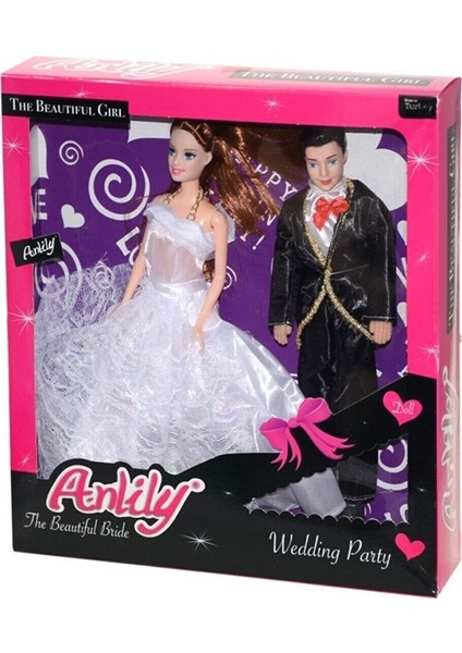 Anlily Gelin ve Damat Bebek Seti - 02264 (Lisinya)
