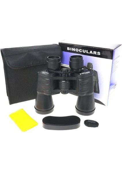 7X50 Kauçuk Kaplamalı Mavı Cam Mercekli Dürbün ( Lisinya )