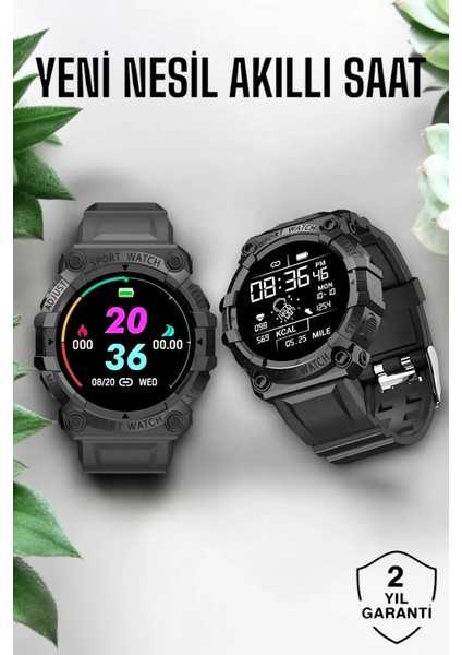 Bluetooth 5.0 Destekli Çok Fonksiyonlu Yeni Nesil Akıllı Saat