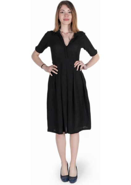 Keten Günlük Yazlık Ofis Kadın Elbisesi indirimleri