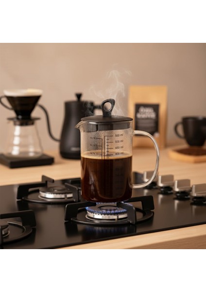 Ölçü Baskılı French Press 660 ml fırsatları