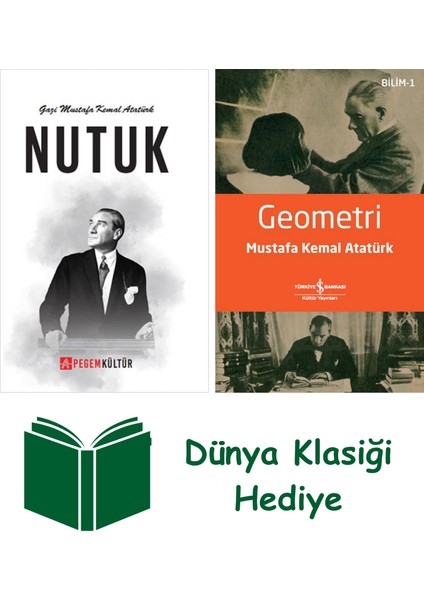 Nutuk + Geometri + Dünya Klasiği Hediye