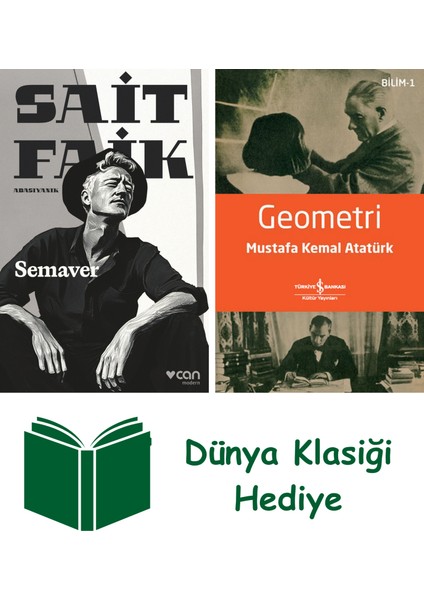 Semaver + Geometri + Dünya Klasiği Hediye