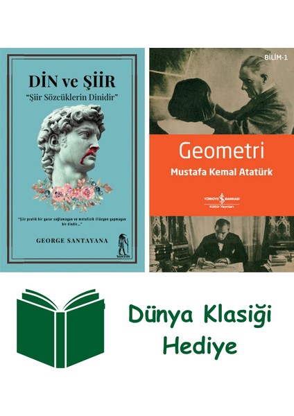 Din ve Şiir + Geometri + Dünya Klasiği Hediye