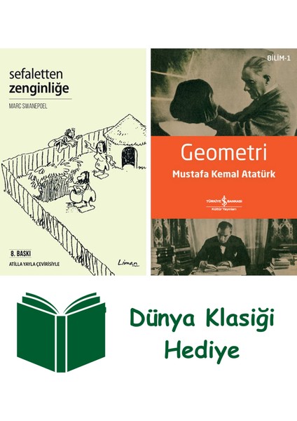 Sefaletten Zenginliğe + Geometri + Dünya Klasiği Hediye