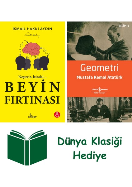 Beyin Fırtınası + Geometri + Dünya Klasiği Hediye