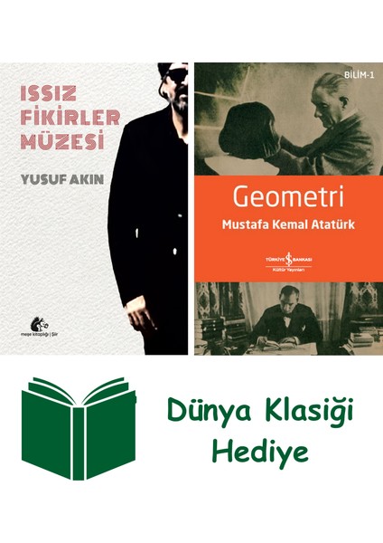 Issız Fikirler Müzesi + Geometri + Dünya Klasiği Hediye