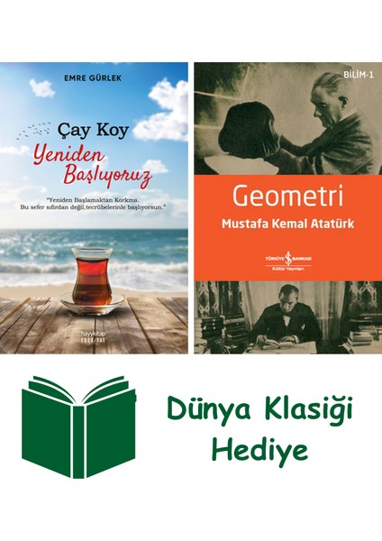 Çay Koy Yeniden Başlıyoruz + Geometri + Dünya Klasiği Hediye