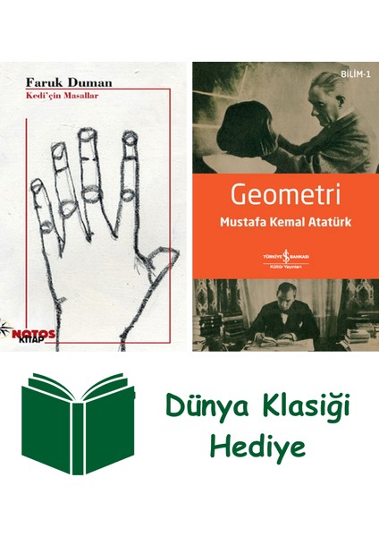Kedi’çin Masallar + Geometri + Dünya Klasiği Hediye