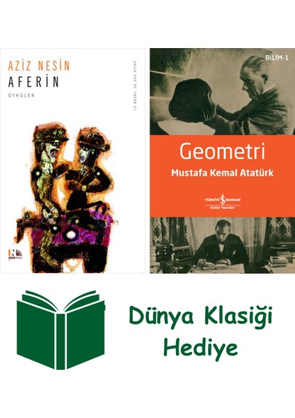 Aferin + Geometri + Dünya Klasiği Hediye