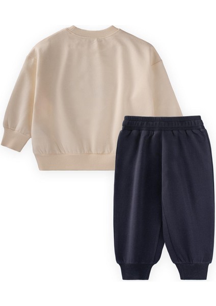 Sweatshirt Takım 1-7 Yaş Ekru Lacivert fiyatları