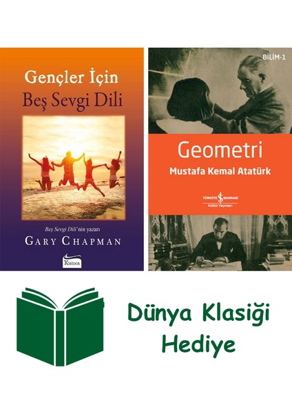 Gençler Için Beş Sevgi Dili + Geometri + Dünya Klasiği Hediye
