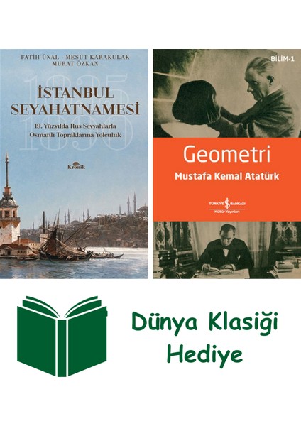 Istanbul Seyahatnamesi + Geometri + Dünya Klasiği Hediye