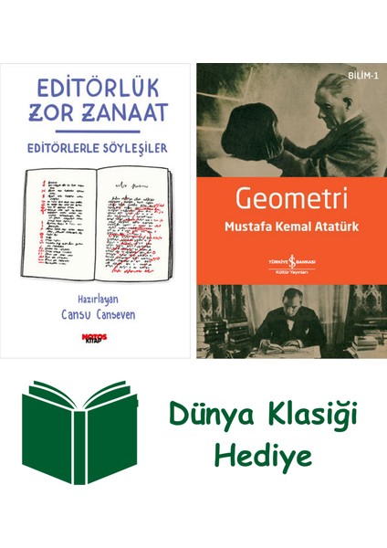 Editörlük Zor Zanaat + Geometri + Dünya Klasiği Hediye